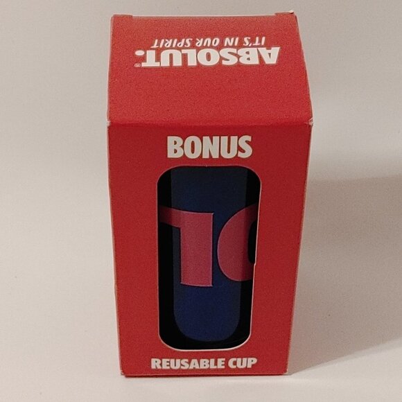 ABSOLUT Vodka Reusable Cup Metal POP Art Pop Can Style BNIP - Picture 12 of 12